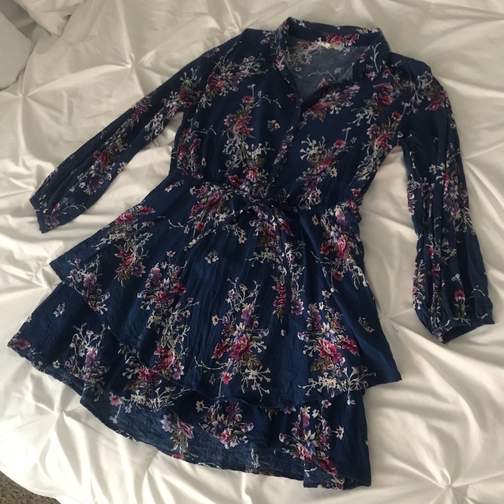 Blue Floral Dress